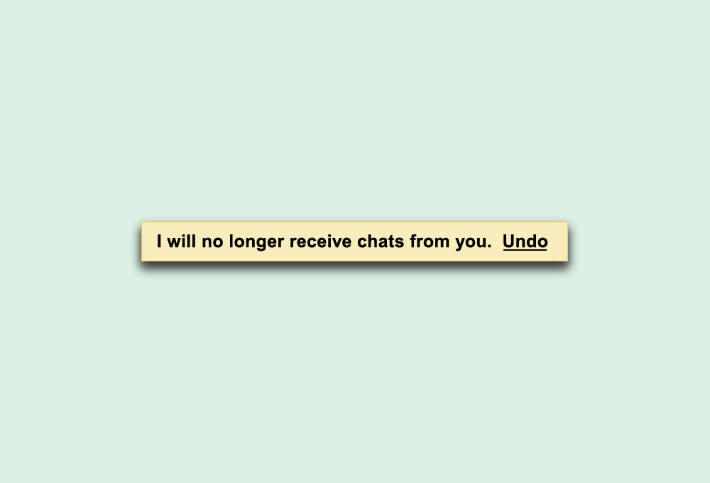 blocking you on gchat